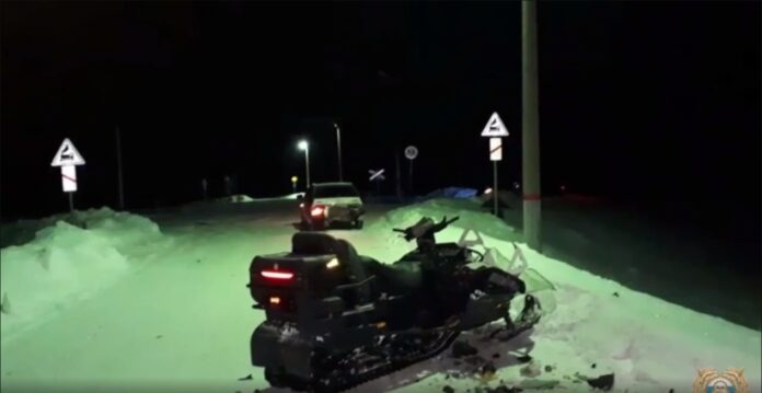 В Башкирии пьяный владелец снегохода устроил ДТП