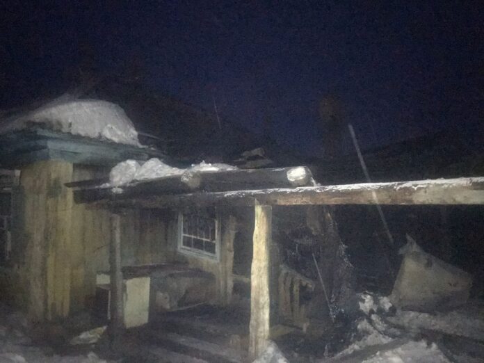 В Башкирии в пожаре скончался мужчина
