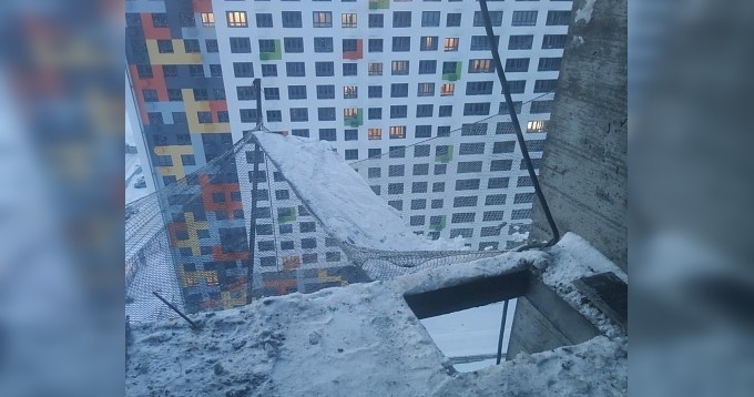 В Уфе рабочий погиб при падении с 19-го этажа