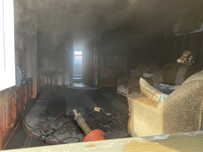 В Башкирии при пожаре скончались женщина с сыном