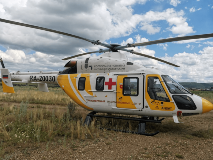 В Башкирии новорожденного вертолетом доставили из села в реанимацию в РКБ