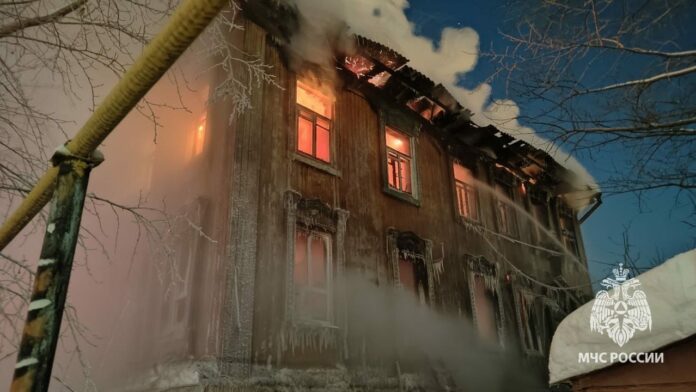 В Уфе при пожаре в жилом доме нашли человеческие останки