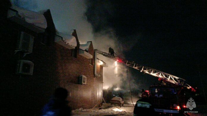 В Башкирии в ресторане произошел пожар