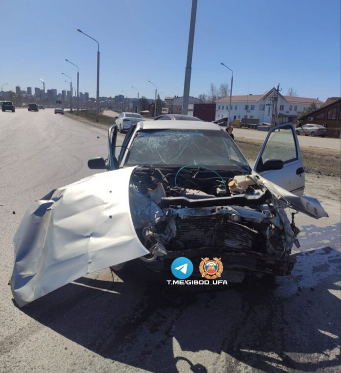В Уфе после ДТП «Дэу» и «Тойоты» госпитализирована 23-летняя пассажирка