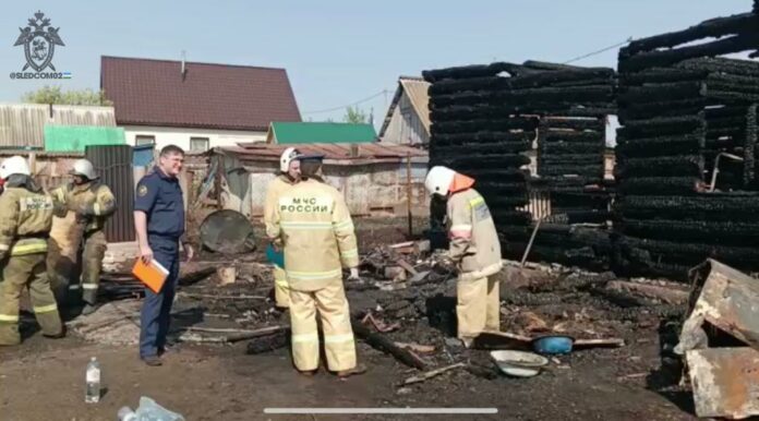 СК Башкирии возбудило уголовное дело о гибели 4 человек в пожаре