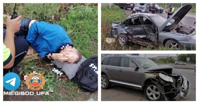 В Уфе водитель «десятки» потерял возможность двигаться после ДТП с «Фольксваген»