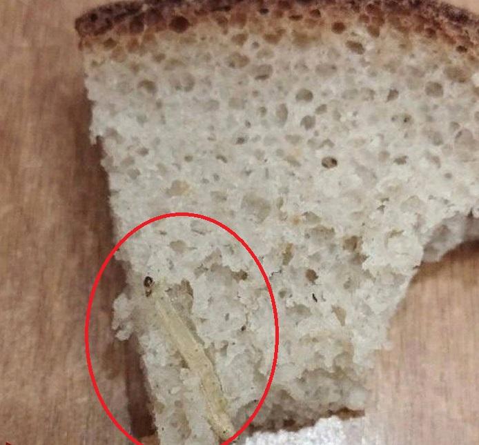 Житель Башкирии обнаружил в хлебе червяка