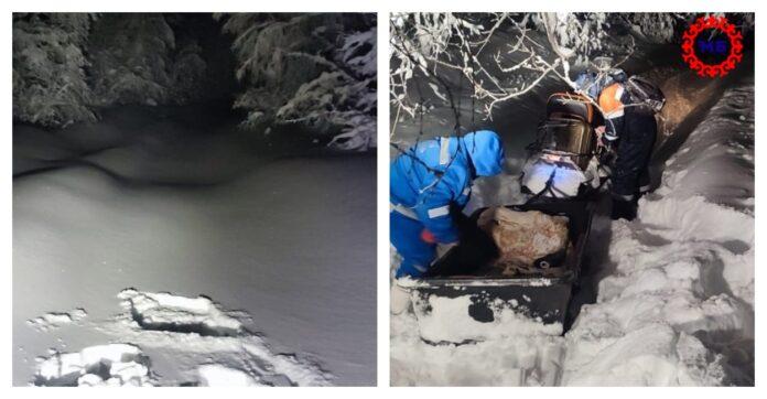 В Башкирии медик и спасатели нашли способ добраться на снегоходах до больных пациентов