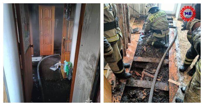 С пожара в центре Уфы спасли 13 человек