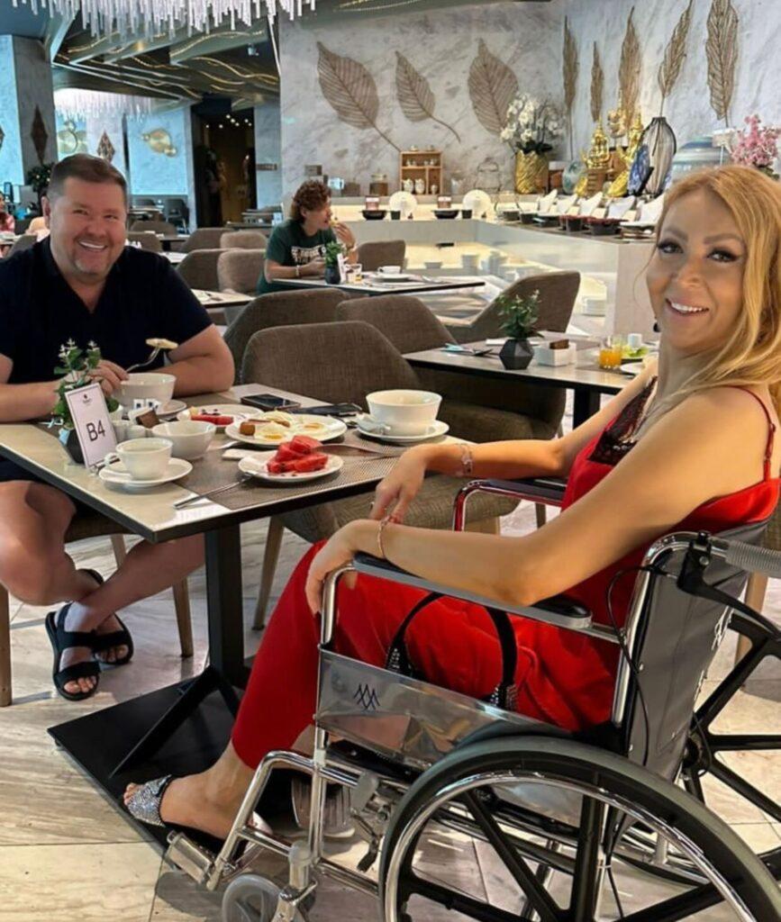 Бизнесвумен из Уфы Евгению Машко засняли в инвалидном кресле на отдыхе