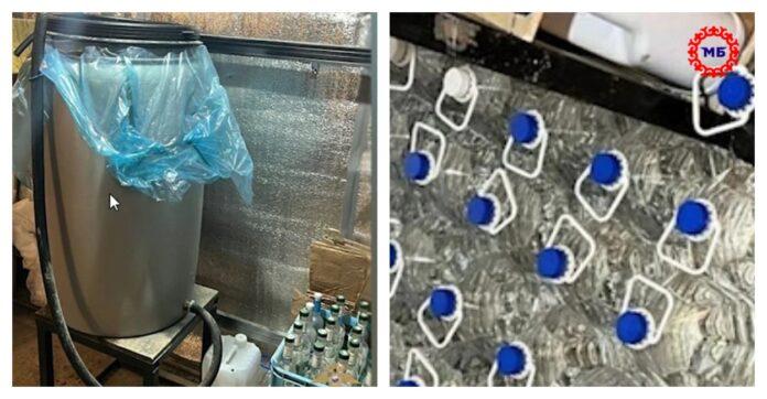 В Уфе обнаружили в гаражах 730 литров контрафактного алкоголя