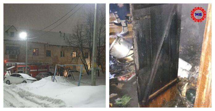 В Уфе с пожара в двухэтажном доме спасены 20 человек