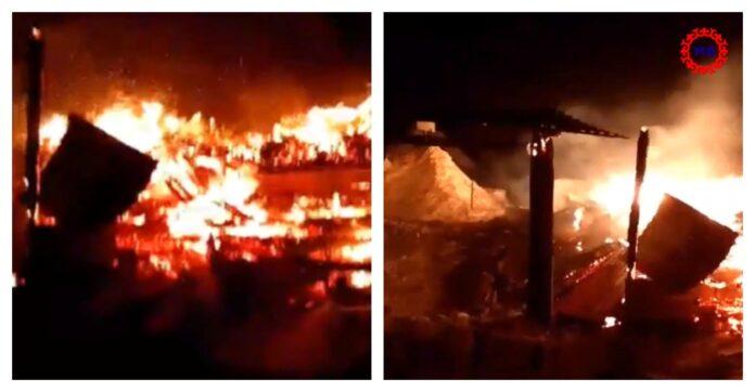 В Башкирии в сгоревшем дотла доме обнаружены останки человека