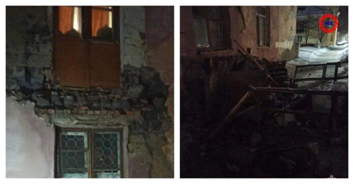 В Уфе обрушился балкон жилого дома