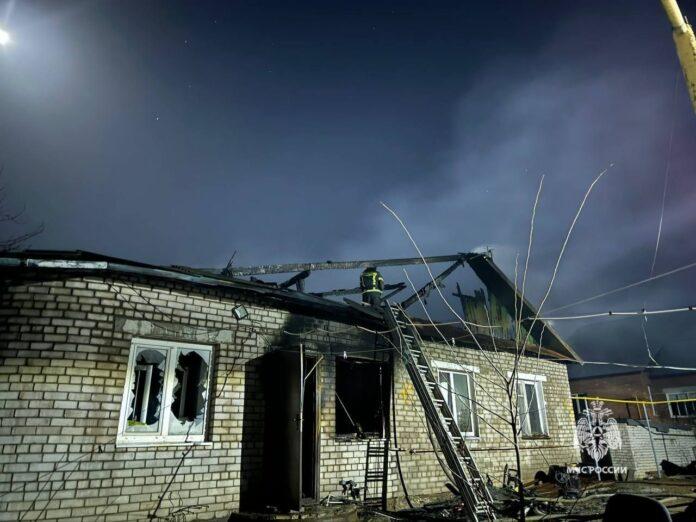 Женщина погибла при пожаре в частном доме в Нижегородке в Уфе