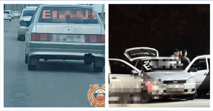 Полиция Уфы задержала водителей за нецензурные надписи на авто