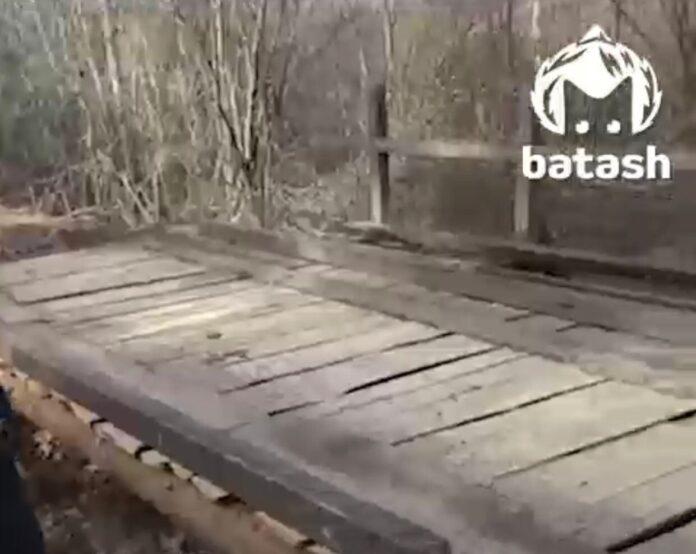 В Башкирии жители сами построили мост, не дождавшись помощи от властей