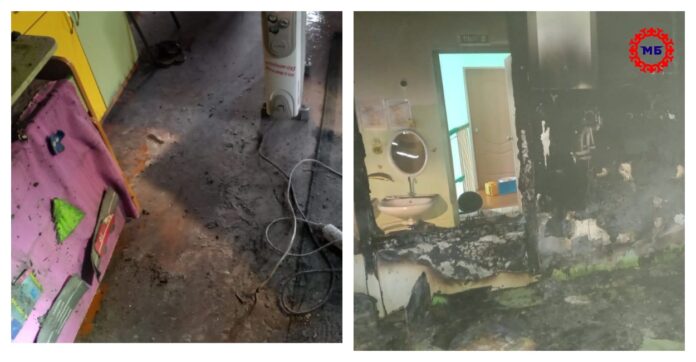 В Башкирии с пожара в детском саду эвакуировали детей и воспитателей