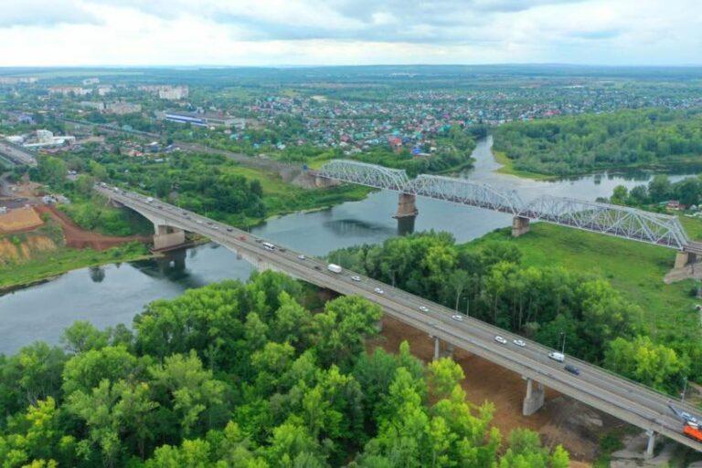Закрытие моста в уфе