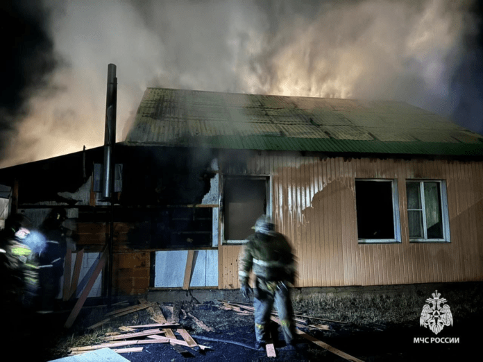 Мужчина погиб на пожаре в Башкирии